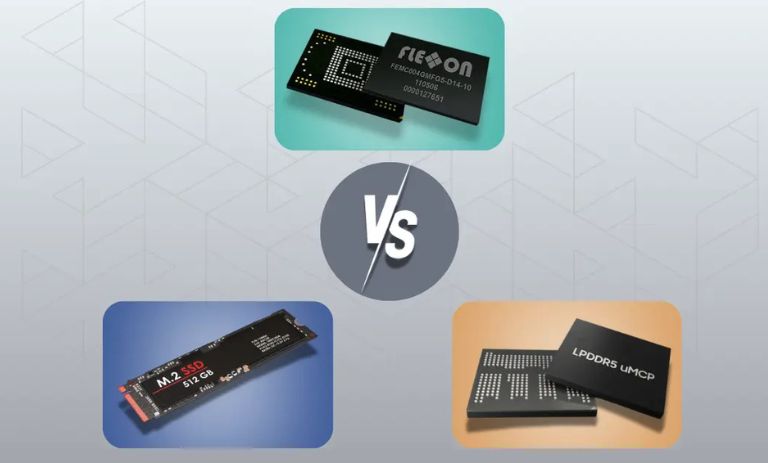 تفاوت eMMC، UFS و NVMe چیست و چرا روی سرعت دستگاه تأثیر دارند؟